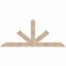 Ekena Millwork Saratoga Smooth Timber Gable Bracket, Douglas Fir, 84"W x 35"H x 3 1/2"D x 5 1/2"F, 10/12 Pitch GBW084X35X0406SAR00SDF - alternate 1